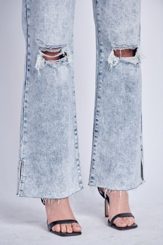 Artemis Vintage AT1013WDL 90's Vintage Stretch Wide Jeans - Sleekdenim.com