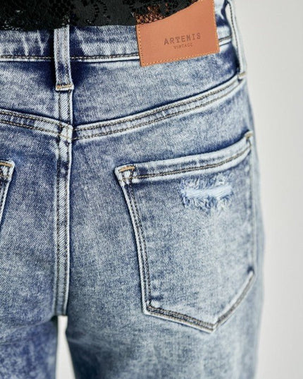 Artemis Vintage AT1078FLM High Rise Stretch Flare Jeans - Sleekdenim.com