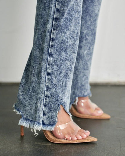 Artemis Vintage AT1078FLM High Rise Stretch Flare Jeans - Sleekdenim.com