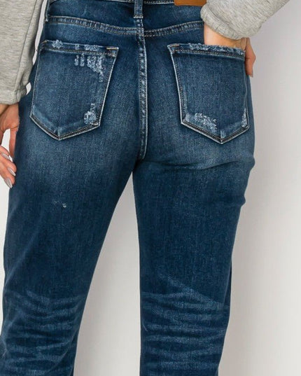 Artemis Vintage AT1087STD HIGH RISE STRETCH STRAIGHT JEANS - Sleekdenim.com