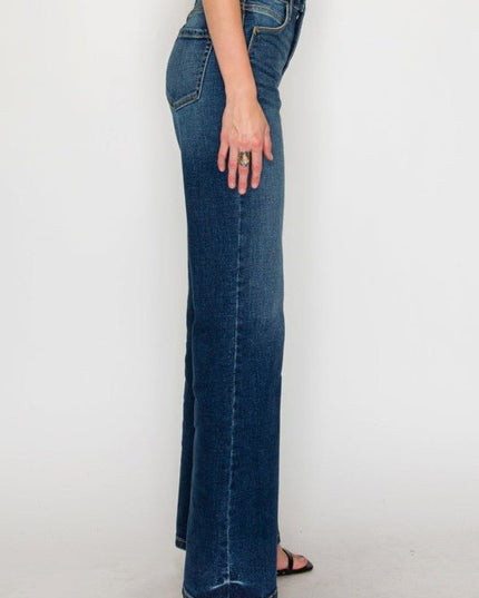 Artemis Vintage AT2004HFDT High Rise Holly Flare Jeans – Tummy Con - Sleekdenim.com