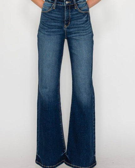 Artemis Vintage AT2004HFDT High Rise Holly Flare Jeans – Tummy Con - Sleekdenim.com