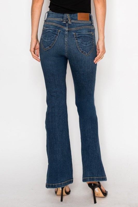 Artemis Vintage AT2060BTDT *Tummy Control* High Rise Bootcut Jeans - Sleekdenim.com