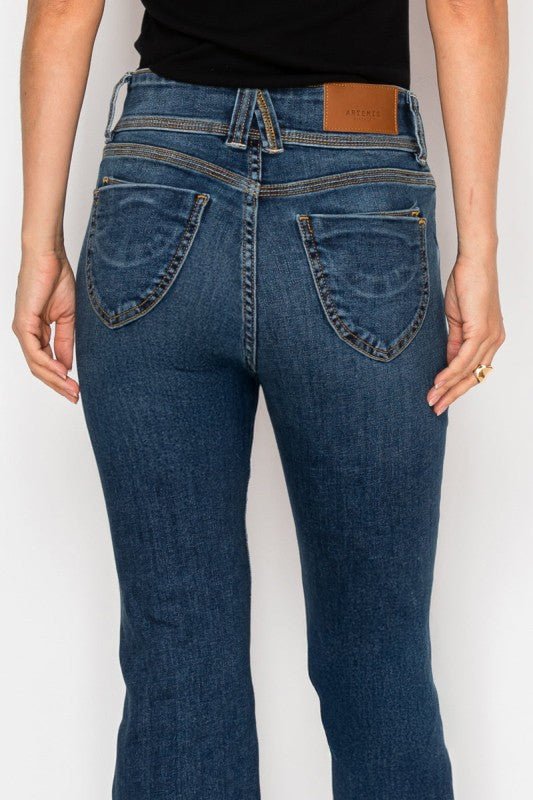 Artemis Vintage AT2060BTDT *Tummy Control* High Rise Bootcut Jeans - Sleekdenim.com