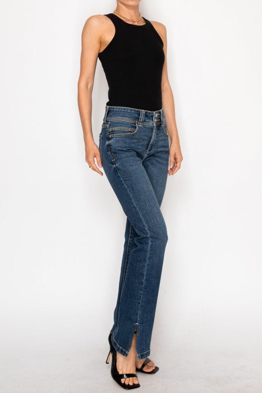 Artemis Vintage AT2060BTDT *Tummy Control* High Rise Bootcut Jeans - Sleekdenim.com