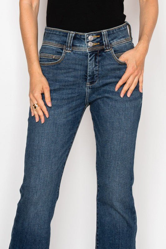 Artemis Vintage AT2060BTDT *Tummy Control* High Rise Bootcut Jeans - Sleekdenim.com
