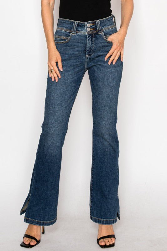 Artemis Vintage AT2060BTDT *Tummy Control* High Rise Bootcut Jeans - Sleekdenim.com