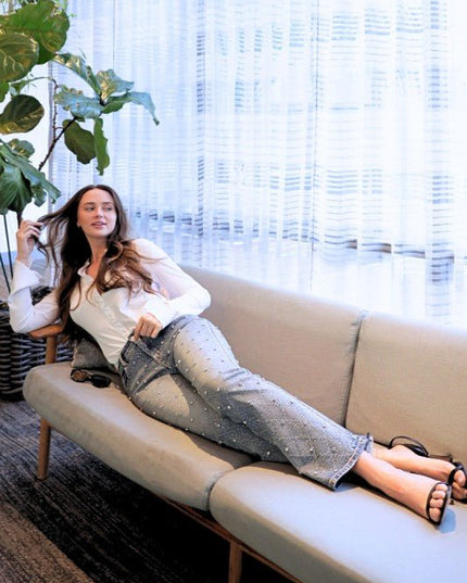 Artemis Vintage AT2072BTM Jewel Embellished Bootcut Jean - Sleekdenim.com