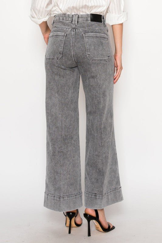 Artemis Vintage AT2101PZLG - High Rise the Perfect Palazzo Jeans - Sleekdenim.com