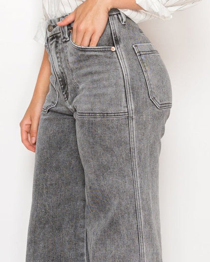 Artemis Vintage AT2101PZLG - High Rise the Perfect Palazzo Jeans - Sleekdenim.com