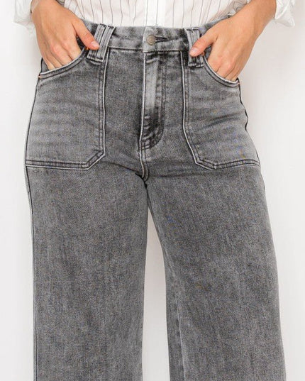 Artemis Vintage AT2101PZLG - High Rise the Perfect Palazzo Jeans - Sleekdenim.com