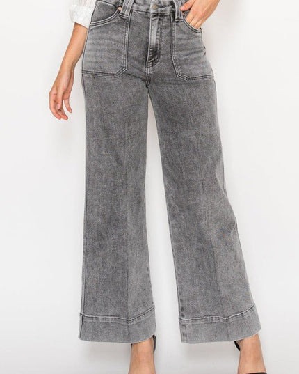 Artemis Vintage AT2101PZLG - High Rise the Perfect Palazzo Jeans - Sleekdenim.com