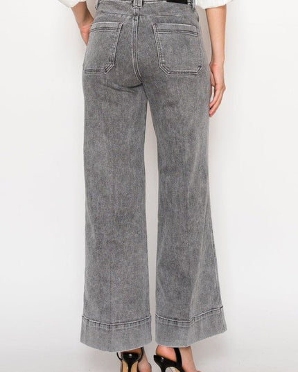 Artemis Vintage AT2101PZLG - High Rise the Perfect Palazzo Jeans - Sleekdenim.com