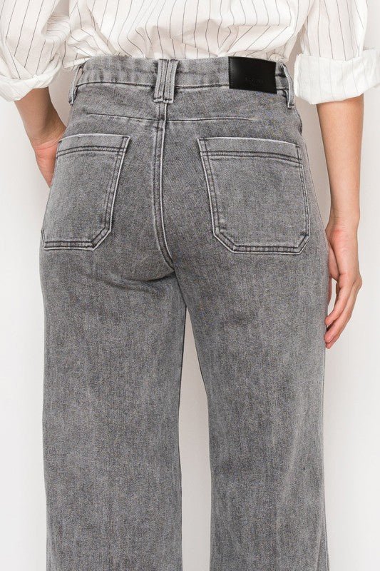 Artemis Vintage AT2101PZLG - High Rise the Perfect Palazzo Jeans - Sleekdenim.com