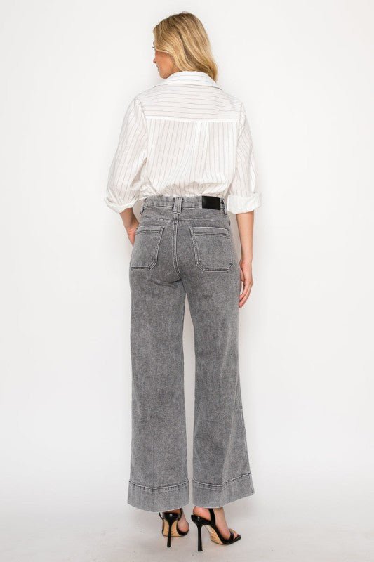 Artemis Vintage AT2101PZLG - High Rise the Perfect Palazzo Jeans - Sleekdenim.com