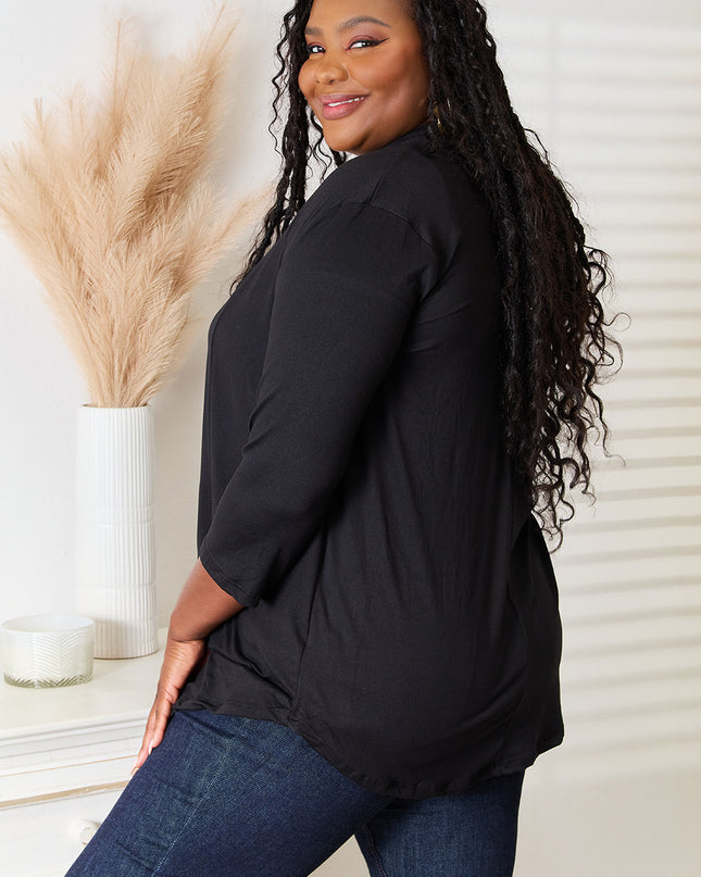 Culture Code Full Size Open Front Cardigan - Sleekdenim.com