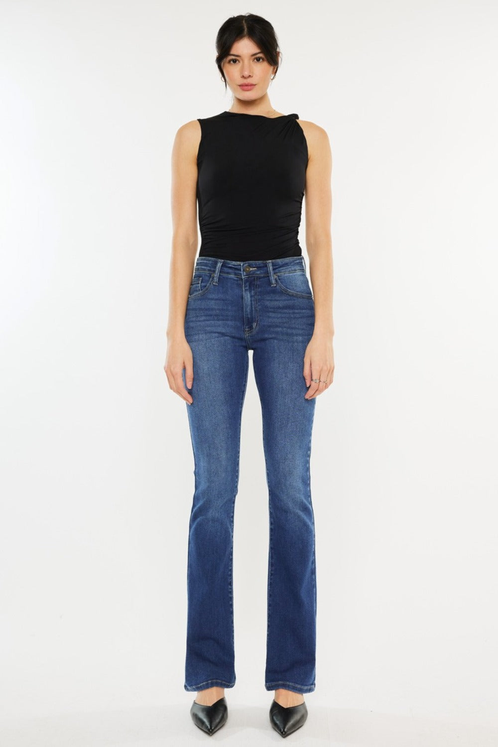 Kancan High Rise Slim Bootcut Jeans - Sleekdenim.com