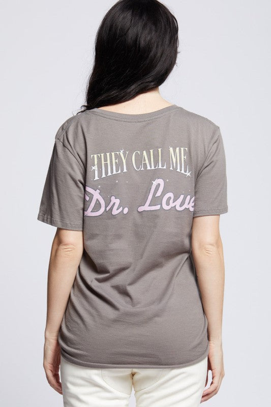 KISS Dr. Love Vintage Graphic Boyfriend Tee - Sleekdenim.com