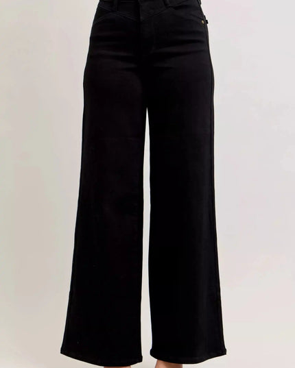 Judy Blue High-Waisted Wide Leg Jeans - Sleekdenim.com