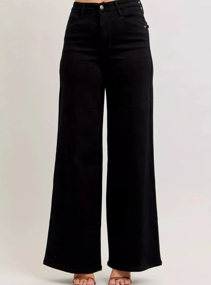 Judy Blue High-Waisted Wide Leg Jeans - Sleekdenim.com