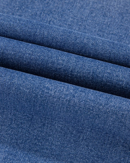 Denim Raw Hem Straight Leg Jeans - Sleekdenim.com