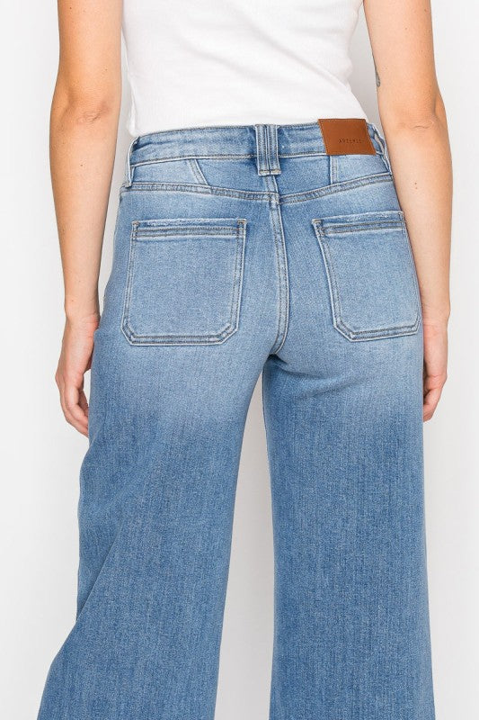 AT2080PZMT ECO FRIENDLY FABRIC HIGH RISE SLIM PALA - Artemis Vintage