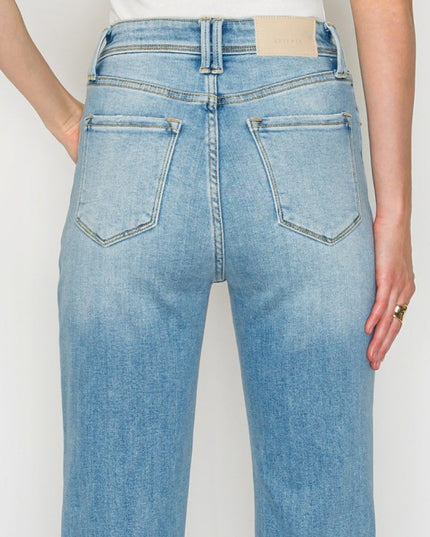 AT1120WDM - Ultra High Rise Modern Wide Jeans – Vi - Sleekdenim.com