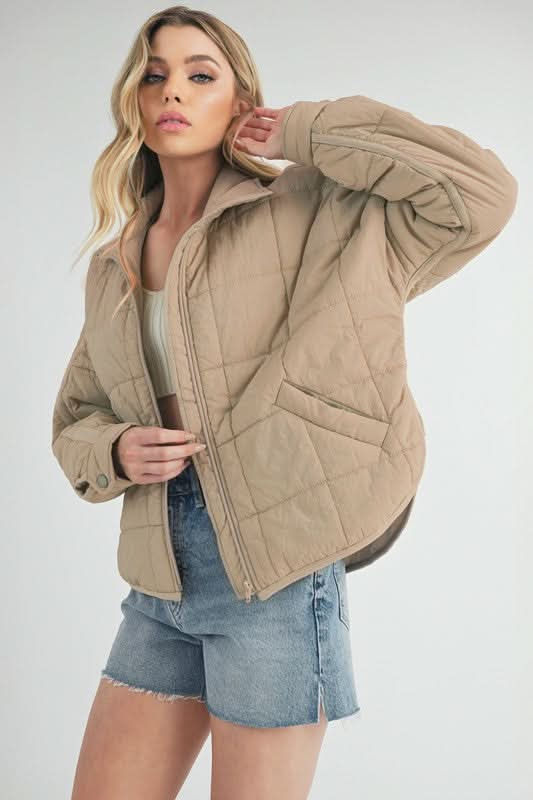 Bebe Puffer Jacket - Sleekdenim.com