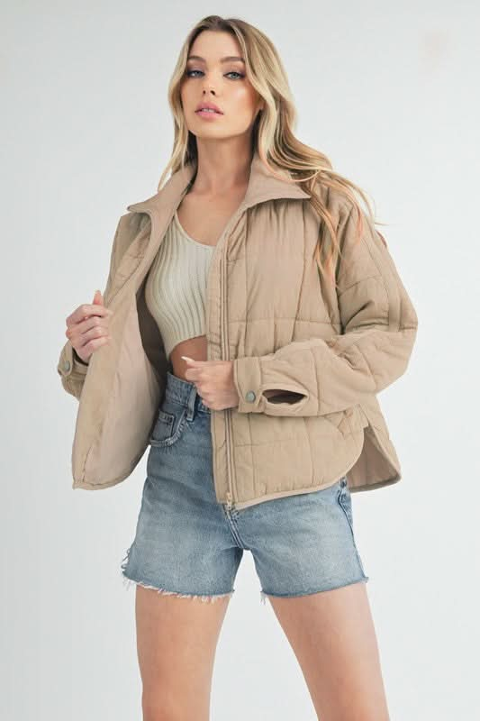 Bebe Puffer Jacket - Sleekdenim.com