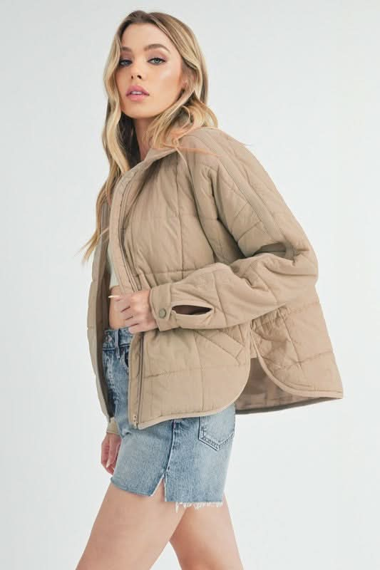 Bebe Puffer Jacket - Sleekdenim.com