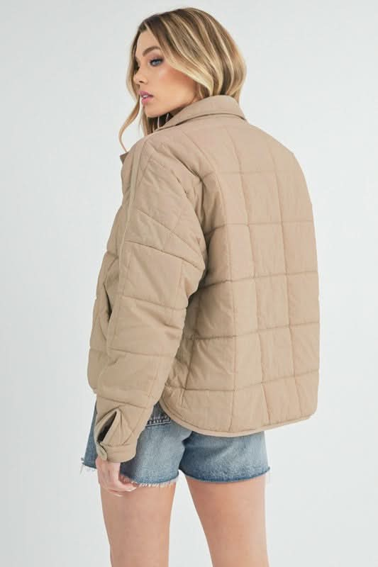 Bebe Puffer Jacket - Sleekdenim.com