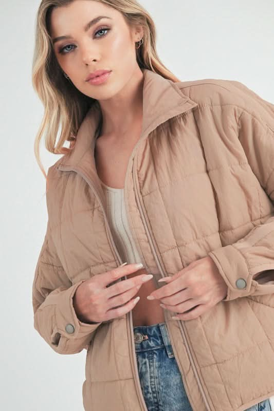 Bebe Puffer Jacket - Sleekdenim.com