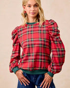 RED PLAID / S