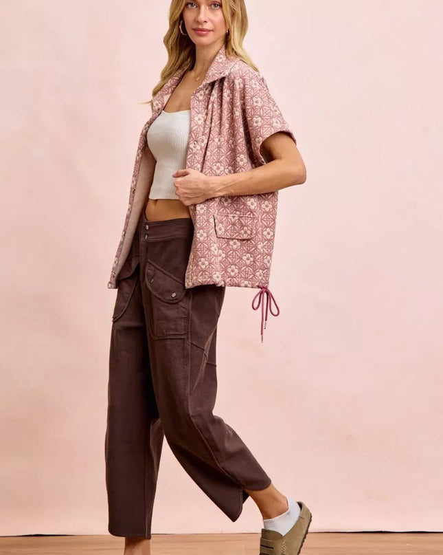 BiBi Washed Terry Pants with Pockets - Sleekdenim.com