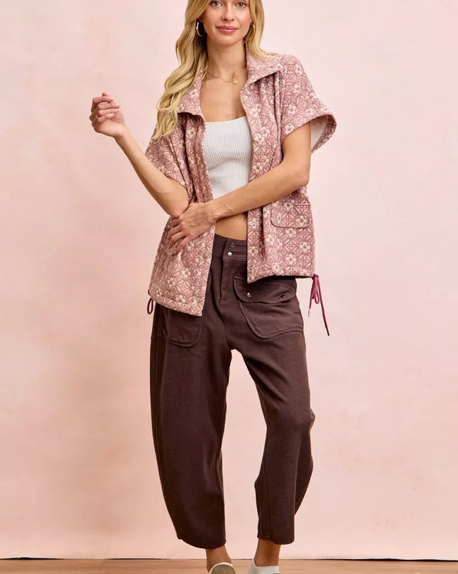 BiBi Washed Terry Pants with Pockets - Sleekdenim.com