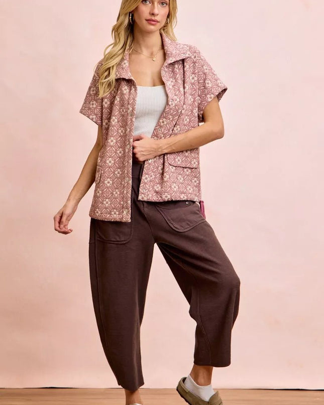 BiBi Washed Terry Pants with Pockets - Sleekdenim.com