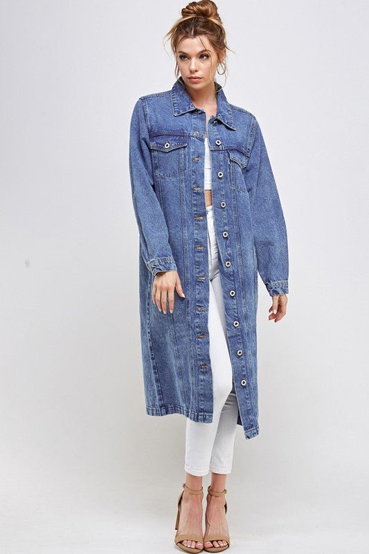 Blue Age NON - STRETCH THIRD QUARTER DENIM JACKET - Sleekdenim.com