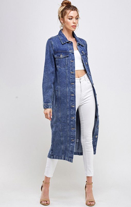 Blue Age NON - STRETCH THIRD QUARTER DENIM JACKET - Sleekdenim.com