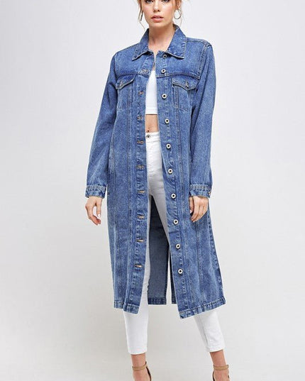 Blue Age NON - STRETCH THIRD QUARTER DENIM JACKET - Sleekdenim.com
