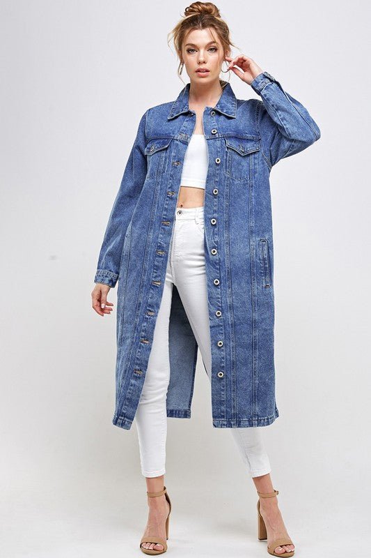 Blue Age NON - STRETCH THIRD QUARTER DENIM JACKET - Sleekdenim.com