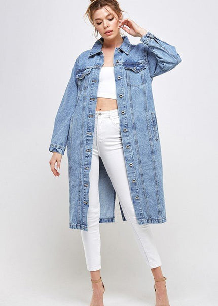 Blue Age NON - STRETCH THIRD QUARTER DENIM JACKET - Sleekdenim.com