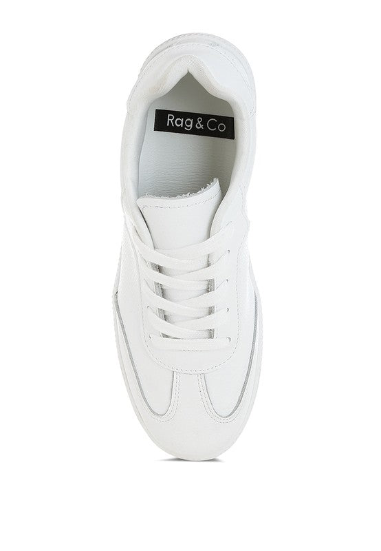 Bostonia Real Leather Casual Sneakers - Sleekdenim.com