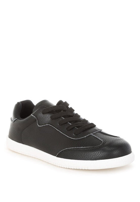 Bostonia Real Leather Casual Sneakers - Sleekdenim.com