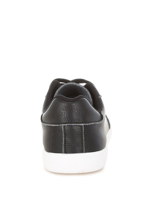 Bostonia Real Leather Casual Sneakers - Sleekdenim.com