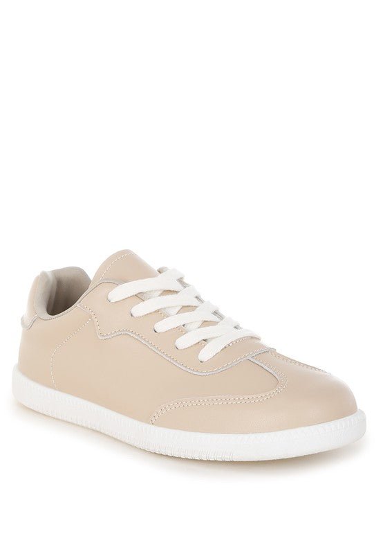 Bostonia Real Leather Casual Sneakers - Sleekdenim.com