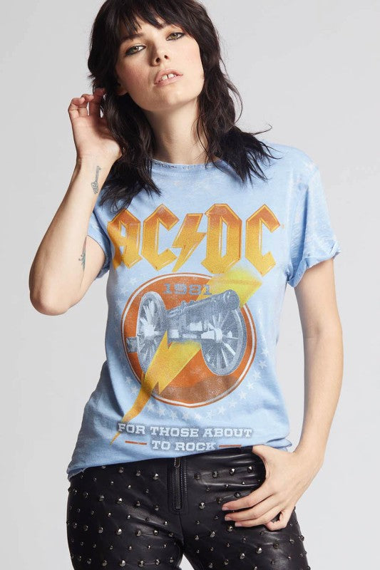 AC/DC Those About To Rock Vintage Graphic Tee - Sleekdenim.com