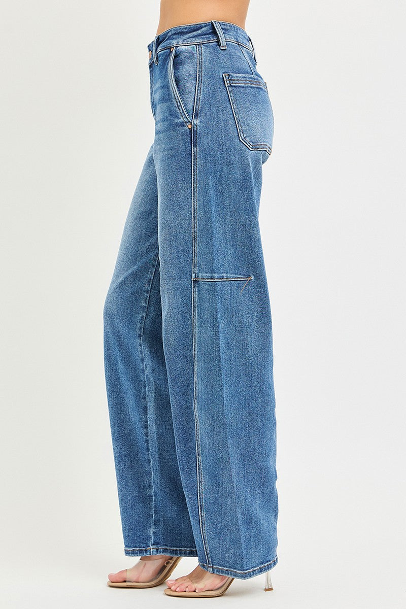 Risen Mid Rise Slouchy Baggy Jeans PG21537