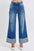 Judy Blue Full Size Distressed High Waist Wide Leg Jeans | Sleek Denim Boutique | Sleekdenim.com