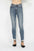 Judy Blue Full Size Tummy Control Vintage Wash Hem Destroy Skinny Jeans | Sleekdenim.com