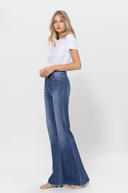 Super High Rise Relaxed Flare | Sleekdenim.com